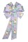 Easter Wired Wreath Bow - Bunny Truck - Purple Plaid product 2